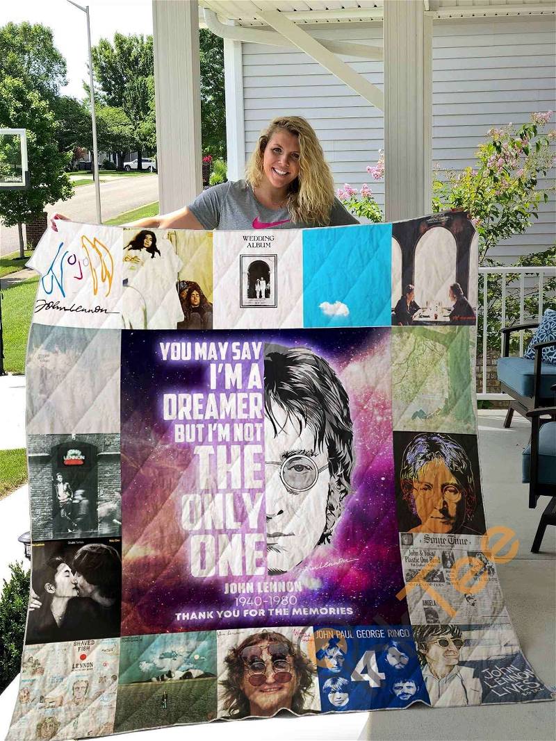 John Lennon Quilt Blanket Bedding Set