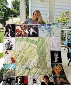 John Lennon Quilt Blanket Bedding Set With Pillowcase Option