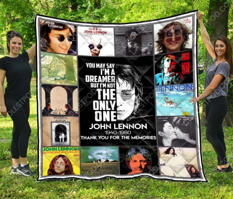 John Lennon Quilt Blanket Bedding Set for Home Décor