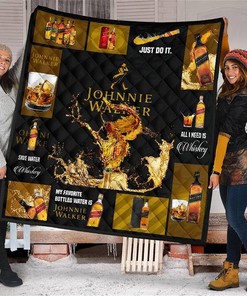 Johnnie Walker All I Need Is Whisky Gift Idea Quilt