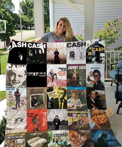 Johnny Cash Quilt Blanket Bedding Set