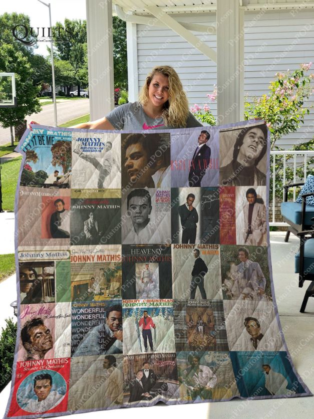 Johnny Mathis Albums Ver Collected Quilt Blanket Bedding Set