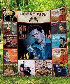 Johny Cash Quilt Blanket Bedding Set