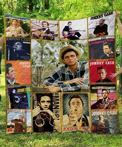Johny Cash Quilt Blanket Bedding Set With Pilliwcases Option