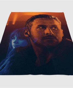 Joi And Officer K Blade Runner 2049 Sherpa Fleece Blanket Gifts for Family, for Couple