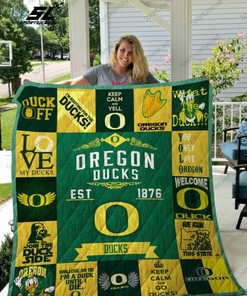 Join The Duck Side Ncaa Oregon Ducks Combined Loved Quilt Blanket Bedding Set