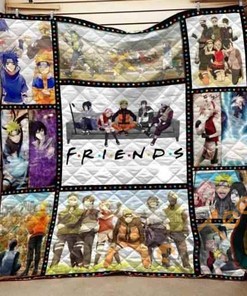 Join the Naruto Friends Adventure with Quilt Blanket Bedding Set
