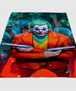 Joker Joaquin Sherpa Fleece Blanket Gifts for Family, for Couple