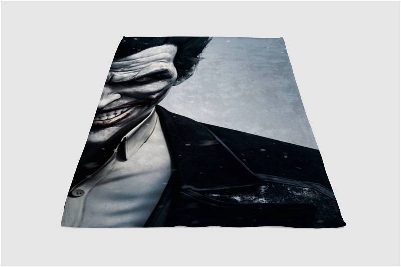 Joker Sherpa Fleece Blanket Gifts for Family, for Couple
