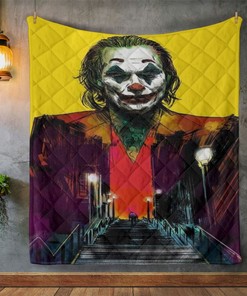 Joker Stairs Painting Art Quilt Blanket, Joker Stairs Painting Art Quilt Blanket