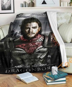 Jon Snow Sherpa Fleece Blanket Gifts for Family, for Couple