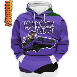 Jordan 13 Retro Court Purple Money Power Respect 3D Hoodie - Image 2