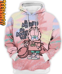 Jordan 5 Retro Easter All Money In Garfield 3D Hoodie