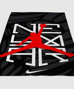Jordan Neymar Logo Sherpa Fleece Blanket Gifts for Family, for Couple