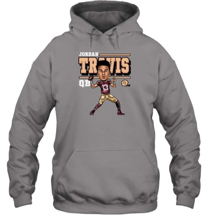 Jordan Travis Qb Cartoon Hoodie