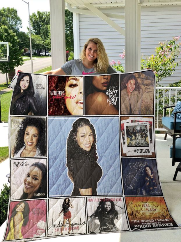 Jordin Sparks Quilt Blanket Bedding Set for Home Décor
