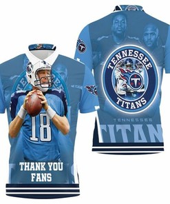 Josh Stewart #18 Tennessee Titans Super Bowl 2021 Afc South Division Champions 3D All Over Print Polo Shirt