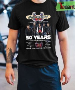 Journey Freedom 50 Years 1973 2023 Thank You For The Memories Journey Freedom Tour 2023 T-Shirt
