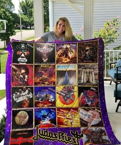 Judas Priest Albums Quilt Blanket Bedding Set for Home Décor