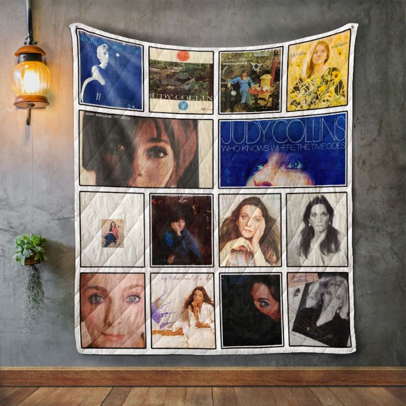 Judy Collins Album Covers Quilt Blanket Bedding Set