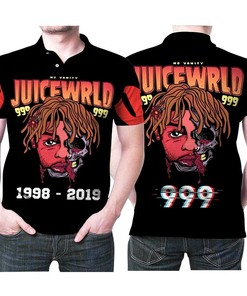 Juice World 1998-2019 999 American Rapper Gift For Juice World Fans Musician Singer Music Band 1 Polo Shirt All Over Print Shirt 3d T-shirt