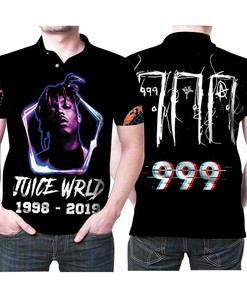 Juice World 1998-2019 999 American Rapper Gift For Juice World Fans Musician Singer Music Band 2 Polo Shirt All Over Print Shirt 3d T-shirt
