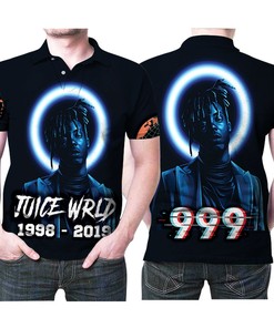 Juice World 1998-2019 999 American Rapper Gift For Juice World Fans Musician Singer Music Band 3 Polo Shirt All Over Print Shirt 3d T-shirt
