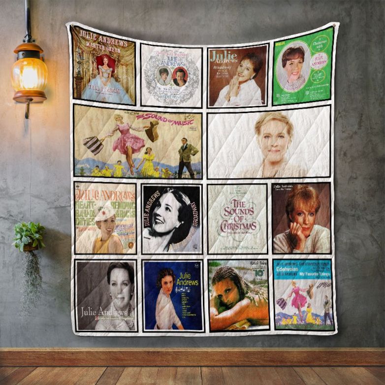 Julie Andrews Album Covers Quilt Blanket Bedding Set