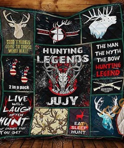 July Hunting Legend Quilt Blanket Bedding Set