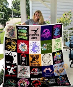 Jurassic Park Quilt Blanket Bedding Set