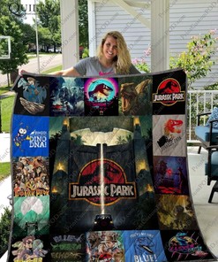 Jurassic Park Quilt Blanket Bedding Set for Home Décor
