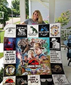 Jurassic Park Welcome To Jurassic Park Quilt Blanket Bedding Set