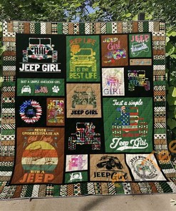 Just A Simple Jeep Girl Quilt Blanket Bedding Set