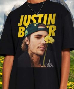 Justin Bieber Flower T-Shirt