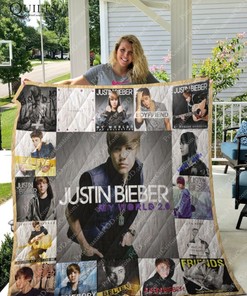 Justin Bieber Old Albums For Fans Ver Collection Quilt Blanket Bedding Set