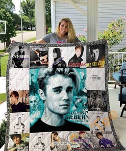 Justin Bieber Quilt Blanket Bedding Set