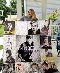 Justin Bieber Quilt Blanket Bedding Set Gifts For Fans