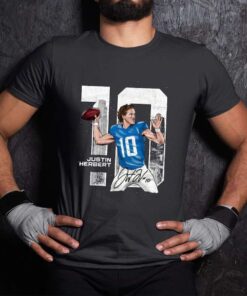 Justin Herbert 10 For Los Angeles Chargers T-Shirt