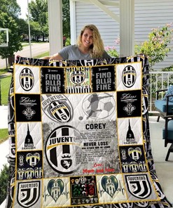 Juventus F.C Corey Quilt Blanket Bedding Set for Home Décor