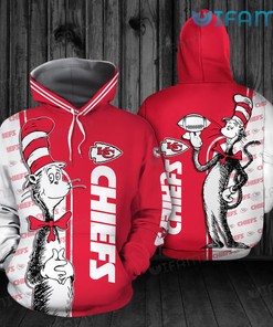 KC Chiefs Hoodie 3D The Cat In The Hat Kansas City Chiefs Gift