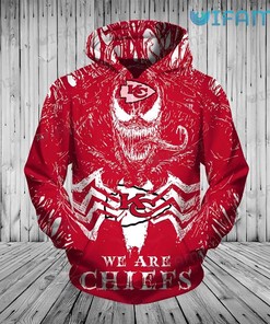 KC Chiefs Hoodie 3D Venom We Are Chiefs Kansas City Chiefs Gift