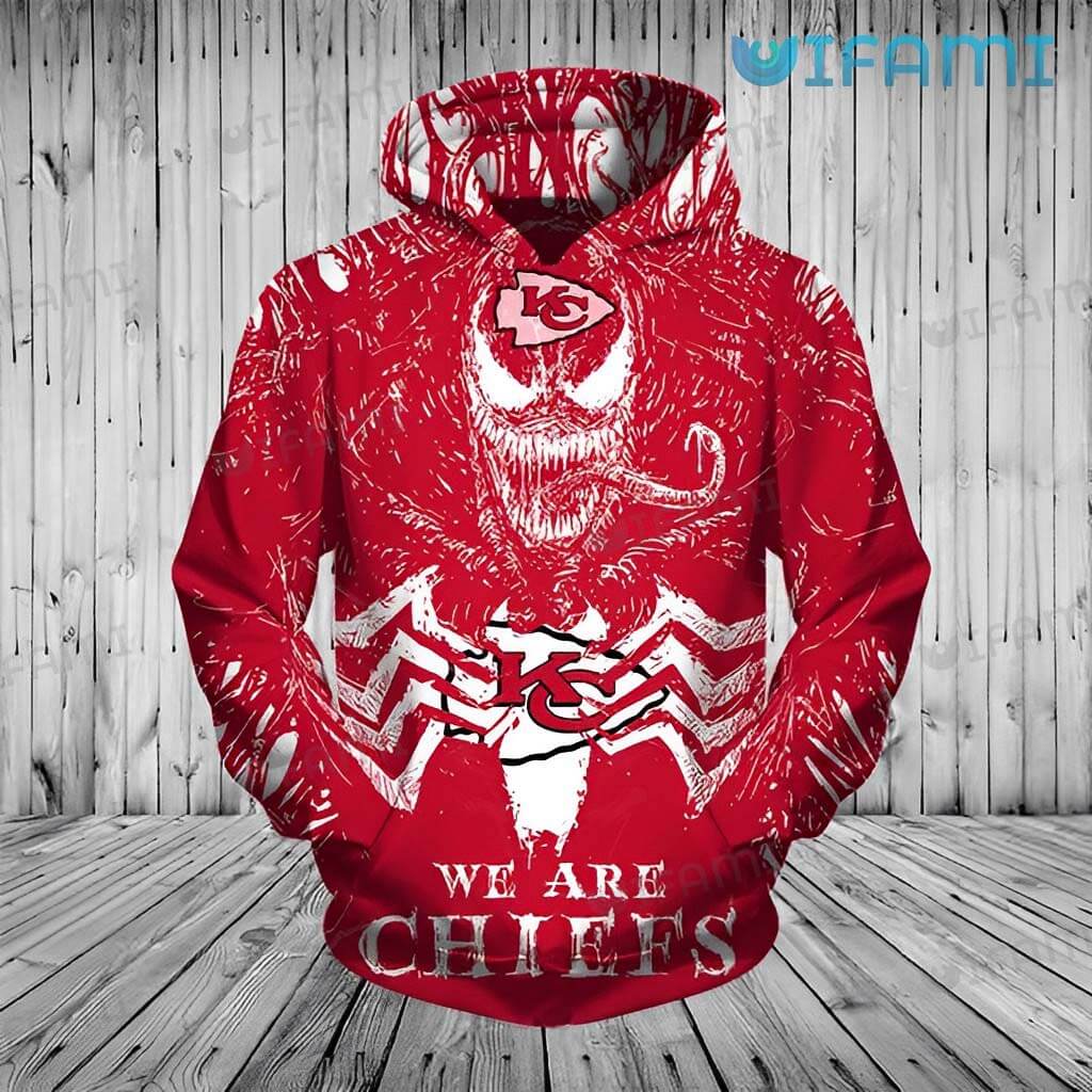 KC Chiefs Hoodie 3D Venom We Are Chiefs Kansas City Chiefs Gift