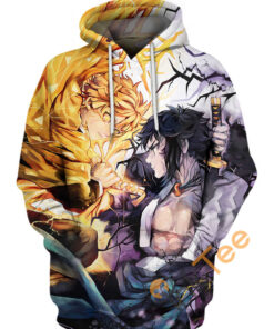 Kaigaku X Zenitsu Hoodie 3D