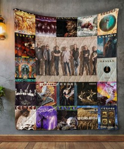 Kansas Album Covers Quilt Blanket
