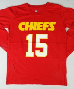 Kansas City Chiefs #15 'Patrick Mahomes' NFL Apparel Boys T-Shirt