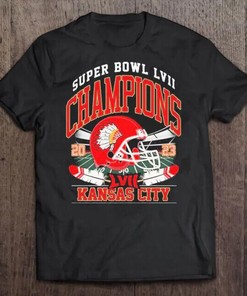 Kansas City Chiefs 2022 - 2023 Super Bowl Champi0ns Unisex Cotton T shirt HOT