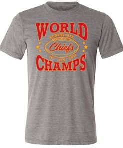 Kansas City Chiefs 2023 Super Bowl World Champions NFL Football  Shirt