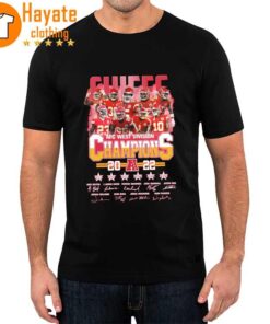 Kansas City Chiefs Afc West Division Champions 2022 Signatures Shirt