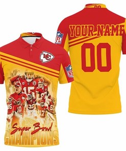 Kansas City Chiefs Afc West Division Champions Super Bowl 2021 Personalized 3D All Over Print Polo Shirt