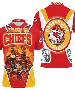 Kansas City Chiefs Andy Reid Clark Hunt Mahomes 15 Mathieu 32 Clark 55 Watkins 14 Breeland 21 Jones 95 Williams 26 Hill 10 Kelce 87 Polo Shirt
